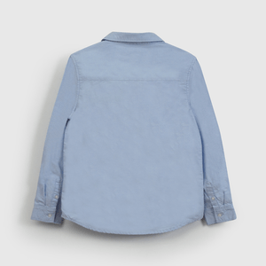 Camisa Celeste Oxford de Niño talla 3 a 12 Años