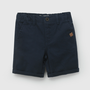 Bermuda Azul Gabardina De Niño Infantil talla 3/6 M a 24m/36 M