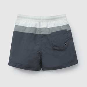 Traje De Baño UV Negro Rayado de Niño talla 3 a 12 Años