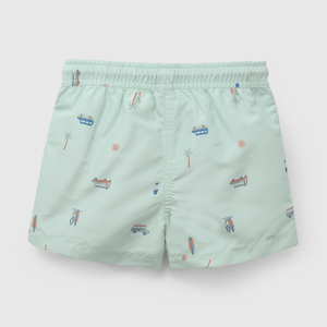 Traje De Baño UV Verde De Niño Infantil talla 3/6 M a 24m/36 M