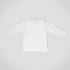 Camiseta baby tripack estamado de flores rosado