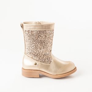 Bota glitter gold