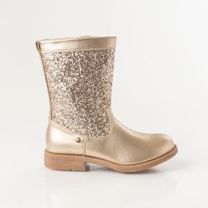 Bota glitter gold