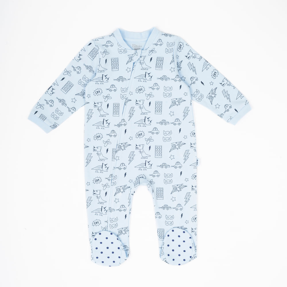 Pijama de bebe niño celeste PJGA0340I20