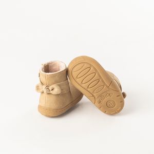 Bota print estrellas beige