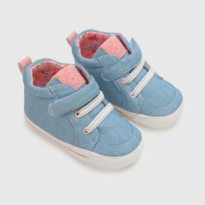 Zapatilla de niña azul