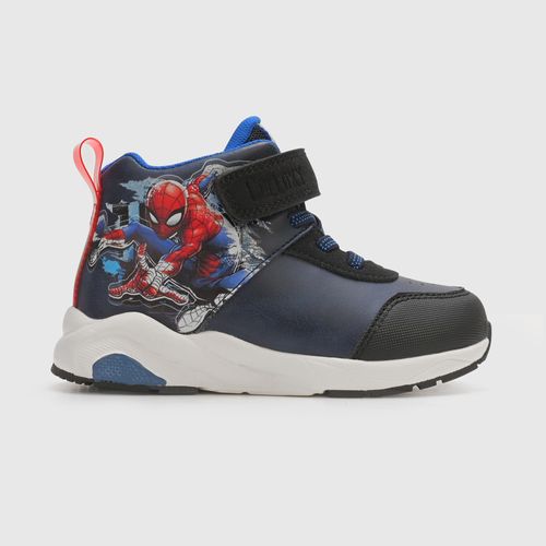Zapatilla de niño Spiderman con luces azul