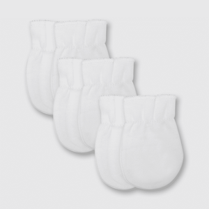 Miton de bebé 3 pack blanco