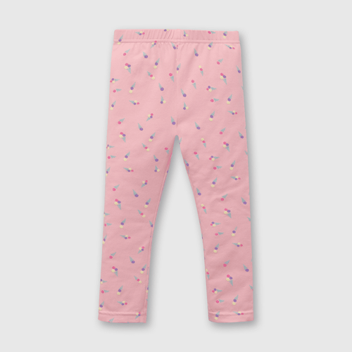 Leggings de niña helados rosado