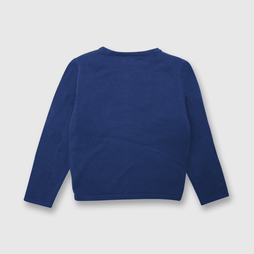Sweater de niña clasico celeste