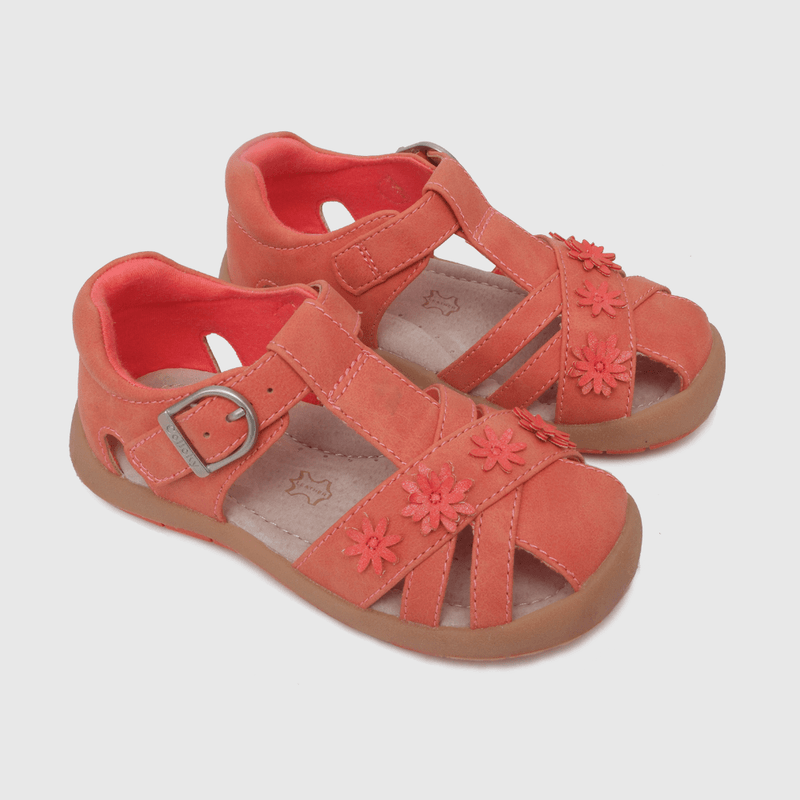 Sandalia de Cuero Niña Perú - Classic Sandal w/Scallop Rosa – Elephantito  Perú