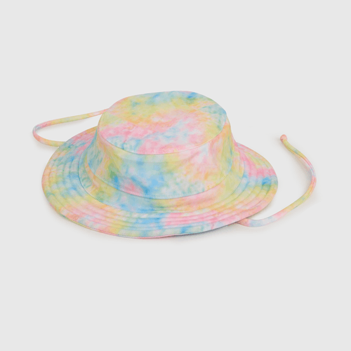 Sombrero de niña para playa filtro UV rosado
