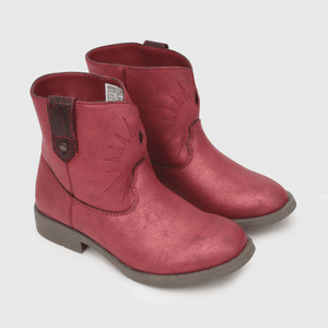 Bootie de niña roja