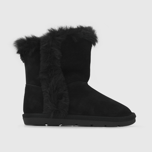 Bota de niña negra