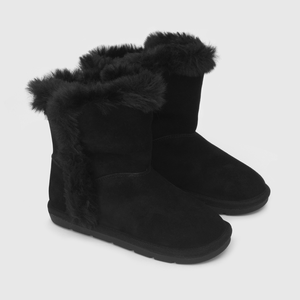 Bota de niña negra