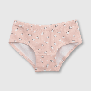 Calzón de niña 3 pack pantaleta pingüino rosado