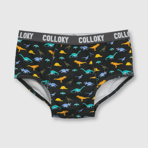 Calzoncillo de niño 3 pack dinos gris