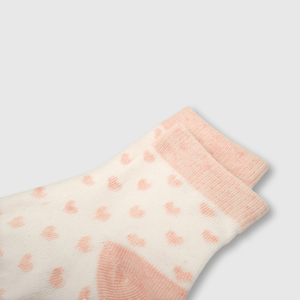 Medias de niña 6 pack animal print rosado