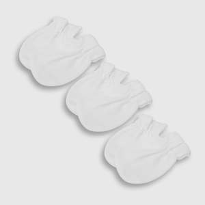 Miton de bebé 3 pack blanco