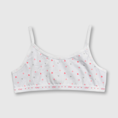 Peto de niña 3 pack corazones blanco