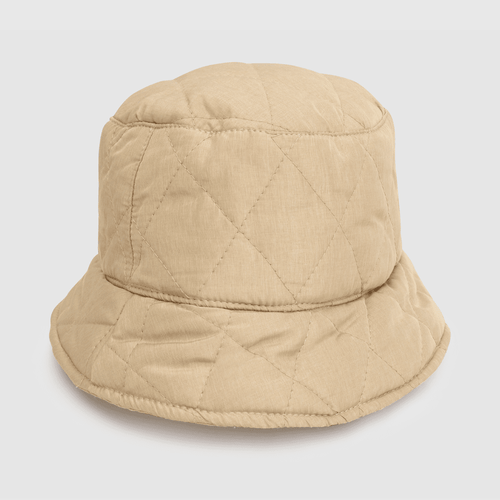 Sombrero de niña Pescador acolchado beige
