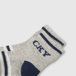 Medias deportivo de bebé niño 3 pack Cky gris