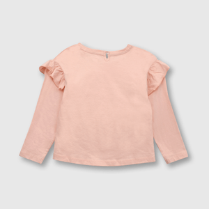 Polo de bebé niña cisne rosado