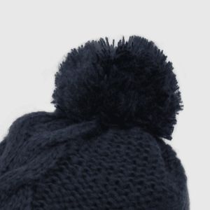 Gorro de bebé niño tejido azul