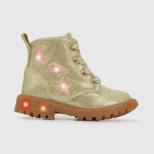 Botin de niña amarillo