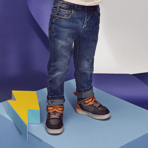 Jeans clasico de bebe niño azul