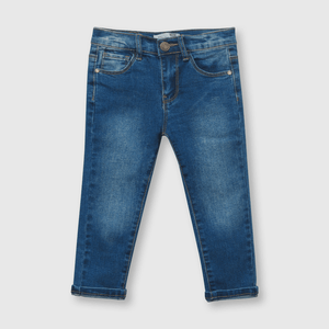 Jeans clasico de bebe niño azul