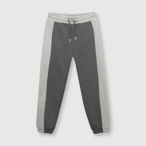 Pantalón de niño con franja Grafito