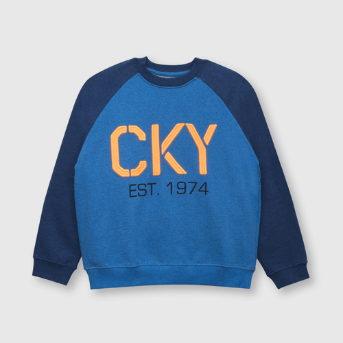 Polerón de niño CKY azul