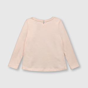 Polo de bebé niña estampada de bebe niña estampada rosada