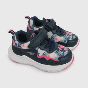 Zapatilla deportiva de niña caña baja azul