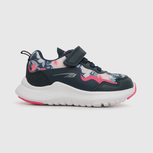 Zapatilla deportiva de niña caña baja azul