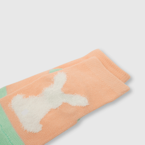 Medias deportivas de bebe niña 3 pack conejo rosado