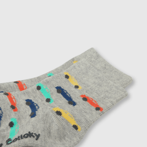 Medias deportivas de bebe niño 3 pack autitos azul