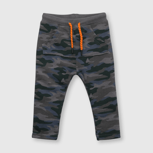 Pantalón de bebé niño camuflado de bebe niño camuflado gris