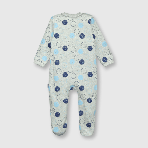 Pijama de bebe niño algodón gris