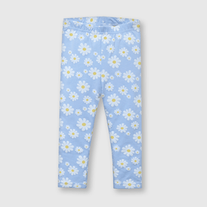 Leggings de bebé niña estampada de bebe niña estampada celeste