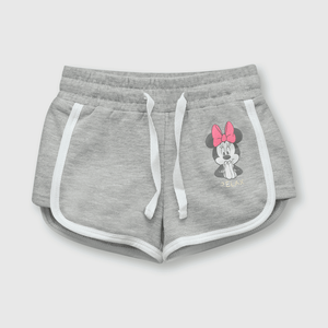 Short de bebé niña Minnie gris