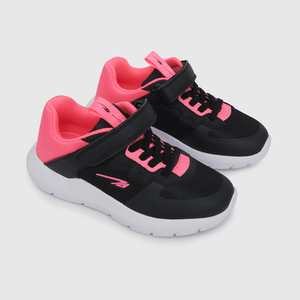 Zapatilla deportiva de niña caña baja negro