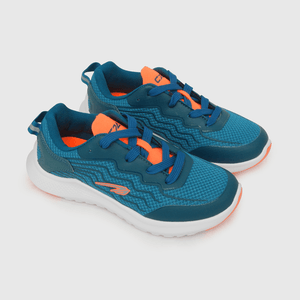 Zapatilla deportiva de niño caña baja azul