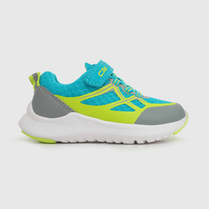 Zapatilla deportiva de niño caña baja gris