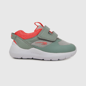 Zapatilla deportiva de niña caña baja gris