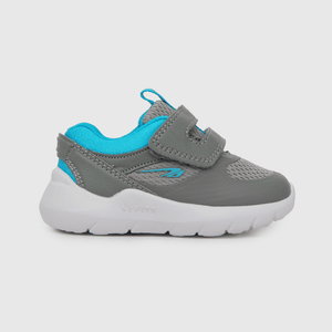 Zapatilla deportiva de niño caña baja gris