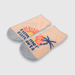 Medias deportivas de bebe niño 3 pack sunset gris