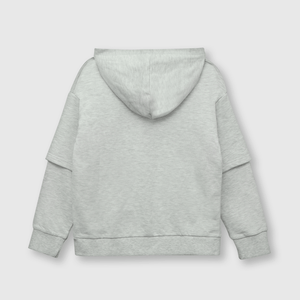 Polerón de niño urbano gris