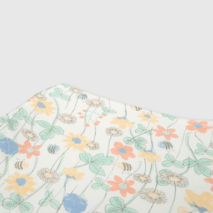 Babero de bebe niña 2 pack estampado gris